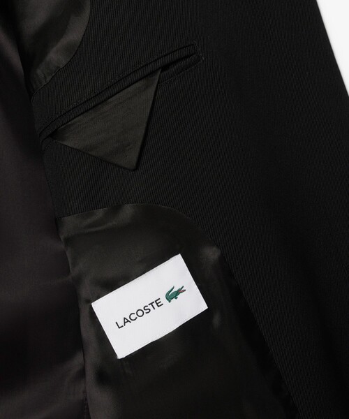 LACOSTE（ラコステ）の「ウールブレンドツイルブレザー（テーラードジャケット・メンズ・ブラック・52/50/48/46）」の14枚目の写真