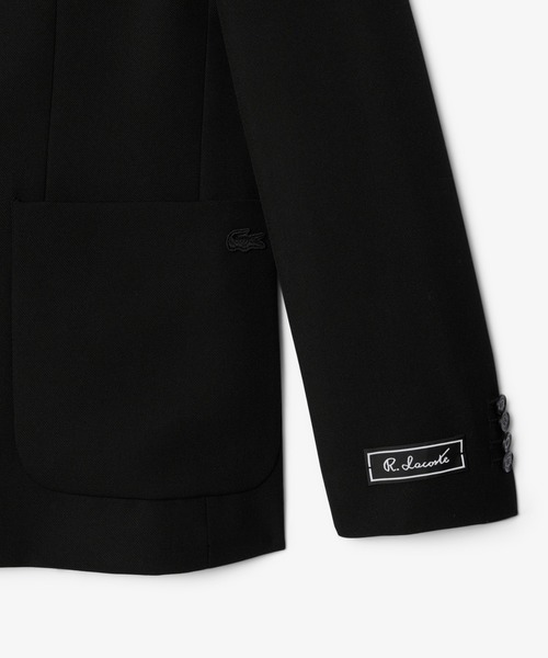 LACOSTE（ラコステ）の「ウールブレンドツイルブレザー（テーラードジャケット・メンズ・ブラック・52/50/48/46）」の6枚目の写真