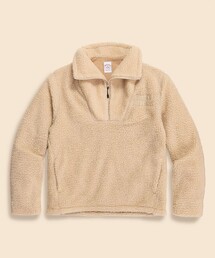 BROOKS BROTHERS | ポリエステル　フリース　ハーフジップ　モックネックプルオーバー(スウェット)