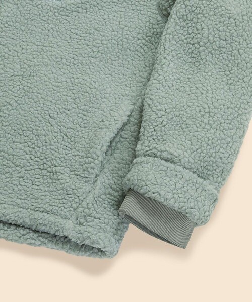 BROOKS BROTHERS（ブルックスブラザーズ）の「ポリエステル　フリース　ハーフジップ　モックネックプルオーバー（スウェット・メンズ・グリーン/ベージュ/ネイビー・MEDIUM/SMALL/LARGE）」の5枚目の写真