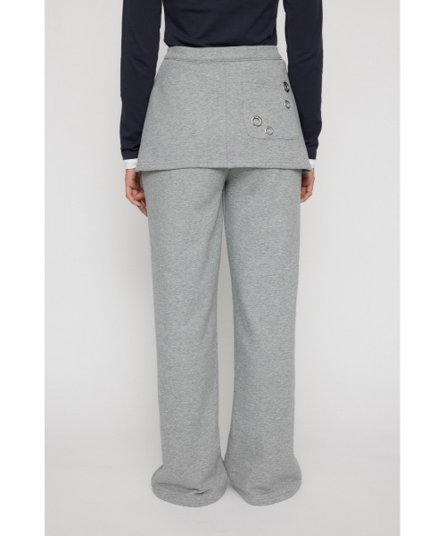 LAGUA GEM（ラグアジェム）の「2PIECE EYELET スウェットパンツ（スウェットパンツ・レディース・ブラック/杢グレー・SMALL/MEDIUM）」の8枚目の写真