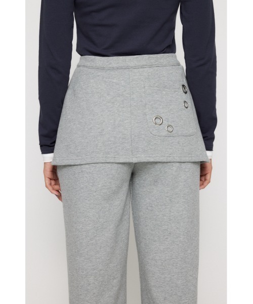 LAGUA GEM（ラグアジェム）の「2PIECE EYELET スウェットパンツ（スウェットパンツ・レディース・ブラック/杢グレー・SMALL/MEDIUM）」の9枚目の写真