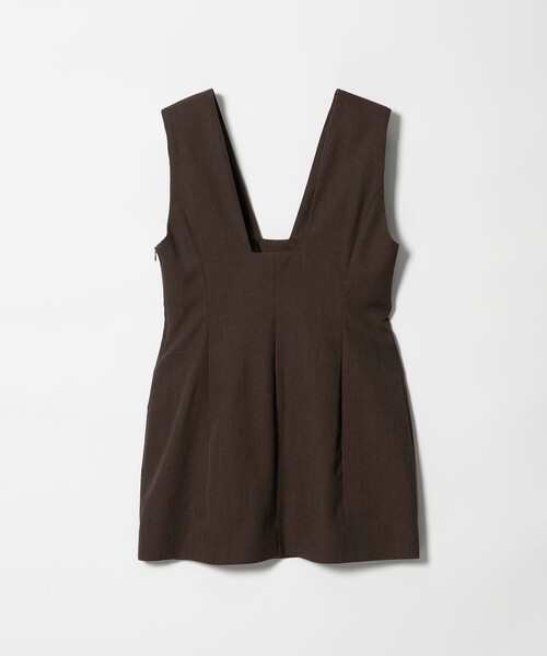 AEWEN MATOPH(イウエン マトフ)の「<AEWEN MATOPH>スクエアネックミニワンピース(ワンピース・レディース・ブラック/ダークブラウン・FREE)」の20枚目の写真