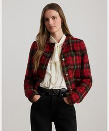 LAUREN RALPH LAUREN(ローレン ラルフ ローレン)の「チェック モヘア クロップド ジャケット(その他アウター)」
