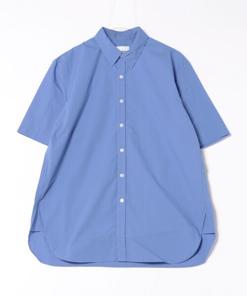 DESIGNWORKS（デザインワークス）の「【:colon / コロン】半袖シャツ CSH-24（シャツ/ブラウス・メンズ・ホワイト/ブルー・1/3）」の2枚目の写真