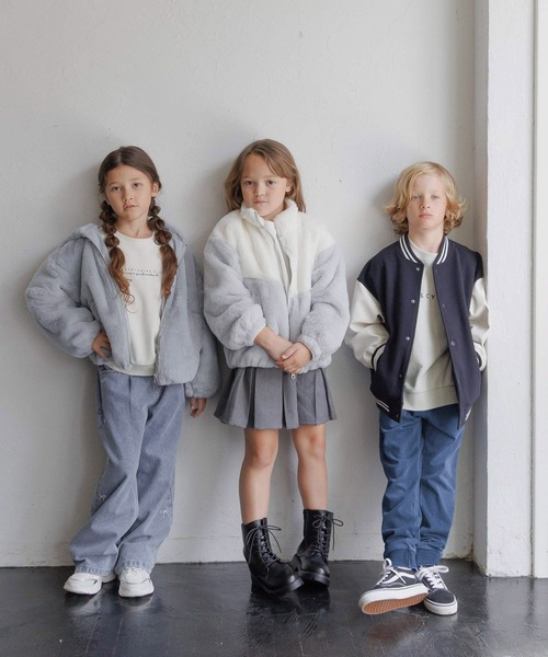 GLOBAL WORK（グローバルワーク）の「あったかスゴラクストレッチデニムリブ/581230（デニムパンツ・キッズ・ネイビー/ブラック系その他/ブルー・130cm/140cm/150cm/160cm）」の4枚目の写真