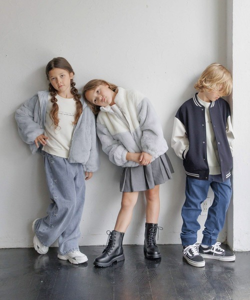 GLOBAL WORK（グローバルワーク）の「あったかスゴラクストレッチデニムリブ/581230（デニムパンツ・キッズ・ネイビー/ブラック系その他/ブルー・130cm/140cm/150cm/160cm）」の5枚目の写真