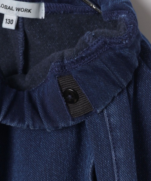 GLOBAL WORK（グローバルワーク）の「あったかスゴラクストレッチデニムリブ/581230（デニムパンツ・キッズ・ネイビー/ブラック系その他/ブルー・130cm/140cm/150cm/160cm）」の21枚目の写真