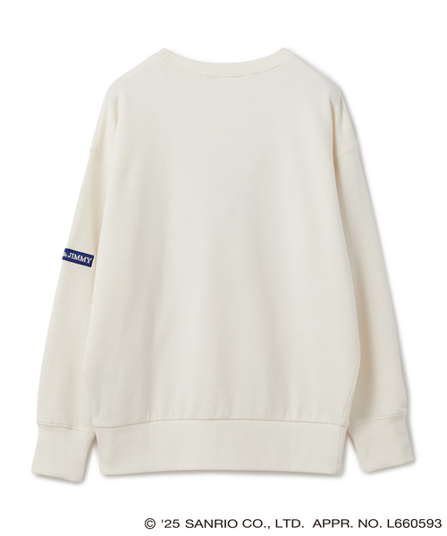 sanrio（サンリオ）の「【sanrio characters】パティ＆ジミープリント裏毛ドロップショルダーレトロプリントスウェットプルオーバー《サンリオキャラクターズ》（スウェット・レディース・ブラック/アイボリー・LL/L/M）」の9枚目の写真