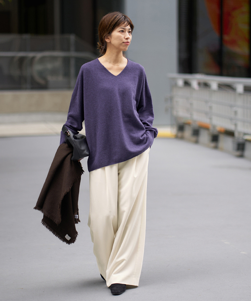 セール】ウォッシャブル アセテートツイルタックパンツ（その他パンツ