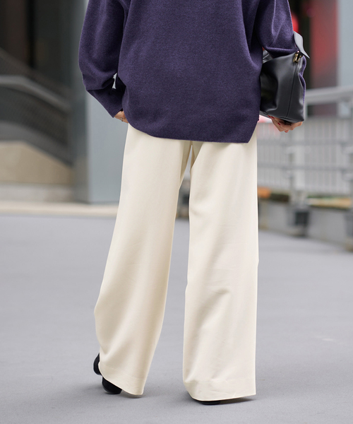 イエナ（IENA）/ウォッシャブル アセテートツイルタックパンツ セール】ウォッシャブル アセテートツイルタックパンツ（その他パンツ