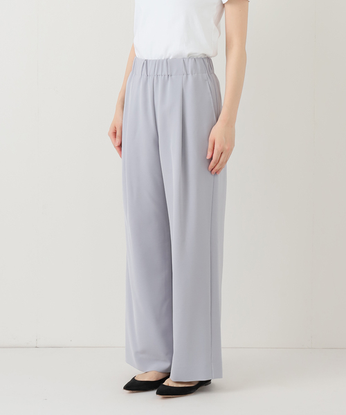 セール】ウォッシャブル アセテートツイルタックパンツ（その他パンツ