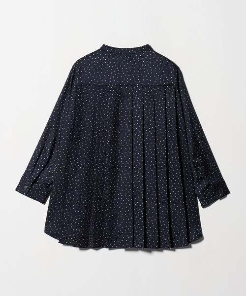 UNITED ARROWS ユナイテッドアローズ　チュニック ダークネイビー セール】バックプリーツ シャツチュニック＜A DAY IN THE LIFE