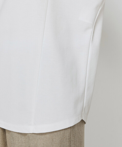 Gabardine K.T(ギャバジンケーティー)の「ポンチハード カットソー(Tシャツ/カットソー・レディース・ライトグレー/サックスブルー・9号)」の8枚目の写真