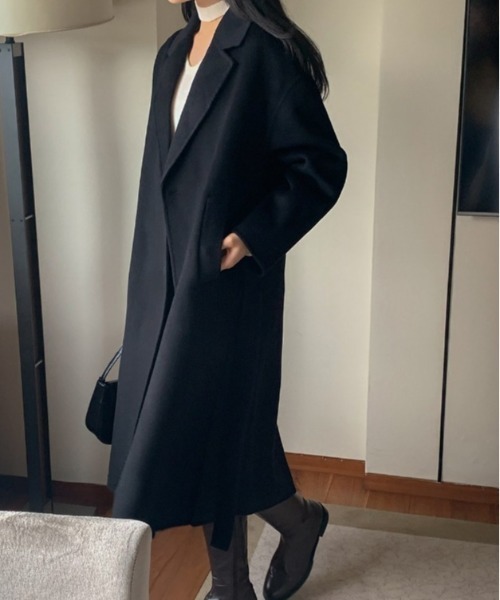 セール】ウエストマークロングチェスターコート（チェスターコート