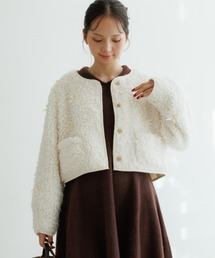 flower｜フラワーのノーカラージャケット通販 - ZOZOTOWN