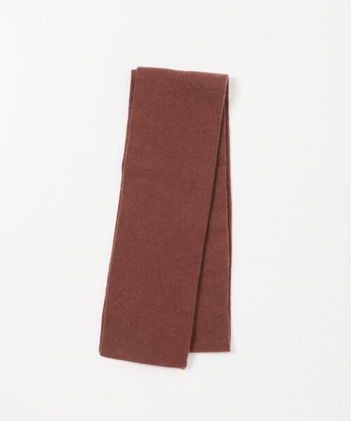 URBAN RESEARCH（アーバンリサーチ）の「ウールカシミヤナローマフラー（ストール/ショール・レディース・ブラウン系その他/ブラック・-）」の9枚目の写真