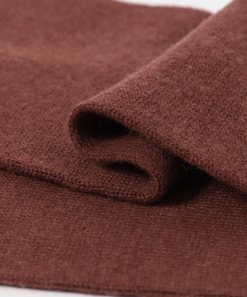 URBAN RESEARCH（アーバンリサーチ）の「ウールカシミヤナローマフラー（ストール/ショール・レディース・ブラウン系その他/ブラック・-）」の3枚目の写真