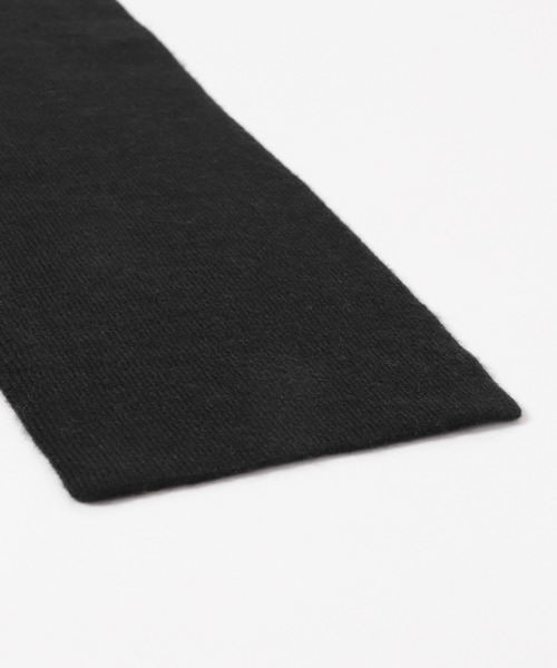 URBAN RESEARCH（アーバンリサーチ）の「ウールカシミヤナローマフラー（ストール/ショール・レディース・ブラウン系その他/ブラック・-）」の4枚目の写真