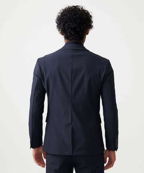 MICHEL KLEIN HOMME   （ミッシェルクランオム）の「【セットアップ】ストレッチテーラードジャケット（テーラードジャケット・メンズ・ネイビー/グレー・MEDIUM/LARGE/X-LARGE）」の8枚目の写真