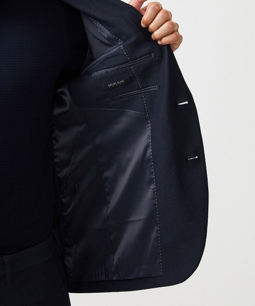 MICHEL KLEIN HOMME   （ミッシェルクランオム）の「【セットアップ】ストレッチテーラードジャケット（テーラードジャケット・メンズ・ネイビー/グレー・MEDIUM/LARGE/X-LARGE）」の17枚目の写真