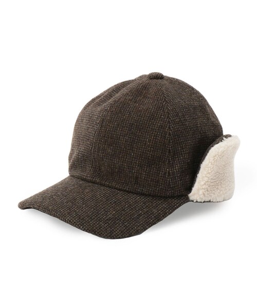 Dessin（デッサン）の「ボアイヤーフラップ付きキャップ（キャップ・レディース・ブラウン系その他2/ダークブラウン系1・00）」の3枚目の写真
