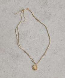 earth music&ecology | レイヤードチェーンメダリオンネックレス(ネックレス)