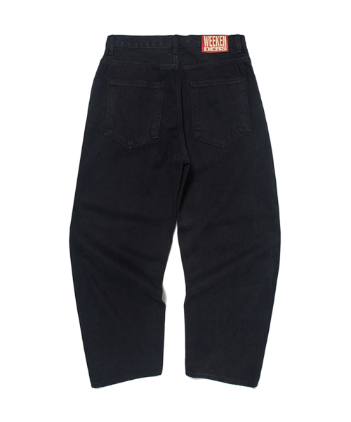 WKNDRS(ウィーキャンドース)の「APPLE DENIM PANTS (BLACK)(デニムパンツ・レディース・その他・X-LARGE/SMALL/MEDIUM/LARGE)」の2枚目の写真