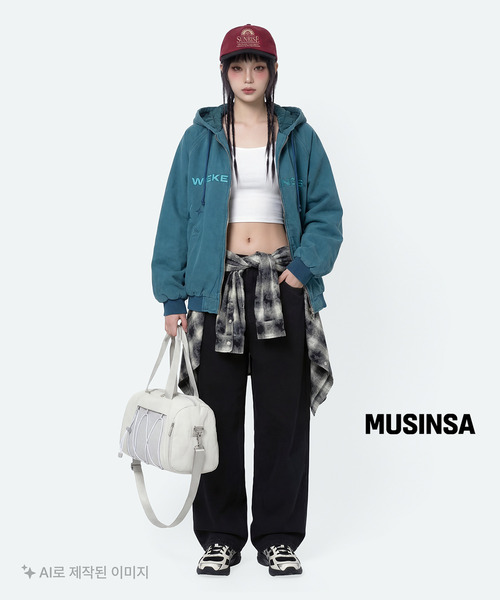 WKNDRS(ウィーキャンドース)の「APPLE DENIM PANTS (BLACK)(デニムパンツ・レディース・その他・X-LARGE/SMALL/MEDIUM/LARGE)」の11枚目の写真