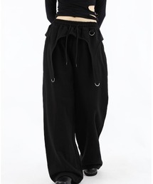 Mela（メラ）の「Dリング ウエストストラップ スウェットパンツ（スウェットパンツ）」