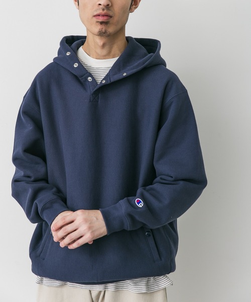 別注』Champion×DOORS RW HALF SNAP PARKA（パーカー）｜Champion