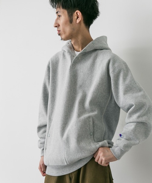 別注』Champion×DOORS RW HALF SNAP PARKA（パーカー）｜Champion