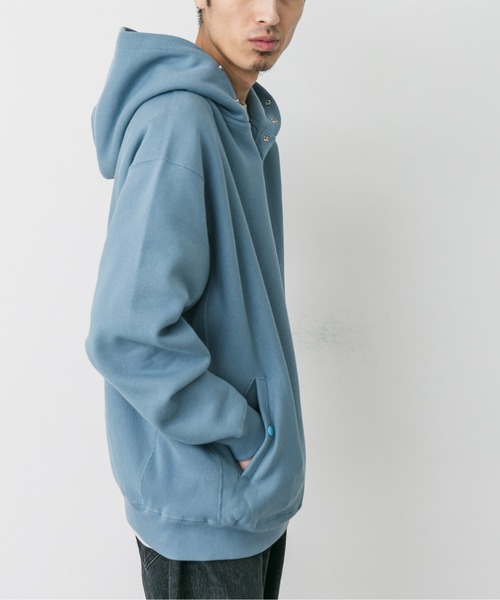 Champion（チャンピオン）の「『別注』Champion×DOORS　RW HALF SNAP PARKA（パーカー・メンズ・カーキ/ブラック/グレー/ブルー/レッド/オートミール/スミクロ/ネイビー/イエロー/パープル・MEDIUM/LARGE/X-LARGE）」の21枚目の写真