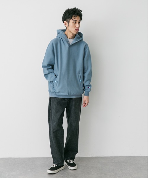 Eric Clapton 希少パーカー◀新品未使用▶ Lサイズ 別注』Champion×DOORS RW HALF SNAP PARKA（パーカー）｜Champion