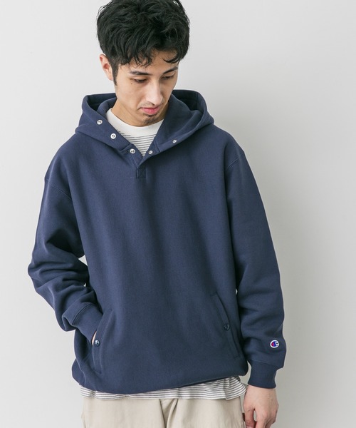 別注』Champion×DOORS RW HALF SNAP PARKA（パーカー）｜Champion