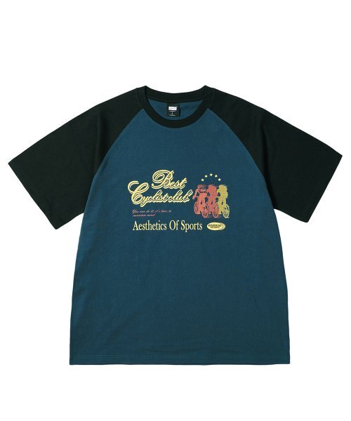 GAKKAI UNIONS(ガッカイユニオンズ)の「サイクルクラブラグラン半袖Tシャツピーコックグリーン(Tシャツ/カットソー・レディース・その他・MEDIUM/LARGE)」の7枚目の写真