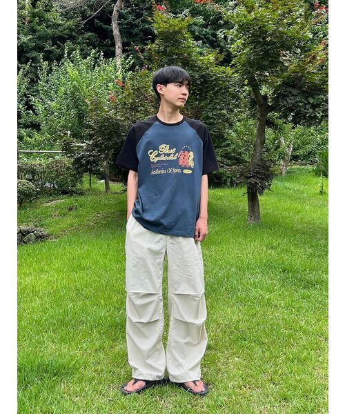 GAKKAI UNIONS(ガッカイユニオンズ)の「サイクルクラブラグラン半袖Tシャツピーコックグリーン(Tシャツ/カットソー・レディース・その他・MEDIUM/LARGE)」の3枚目の写真