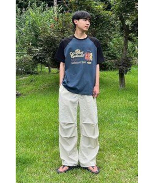 GAKKAI UNIONS(ガッカイユニオンズ)の「サイクルクラブラグラン半袖Tシャツピーコックグリーン(Tシャツ/カットソー・レディース・その他・MEDIUM/LARGE)」の2枚目の写真