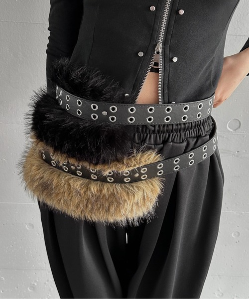 本日限定　新品タグ付き　d.i.a. ファーベルト ファーベルト - TTSTUDIO | 60% - アジアファッション通販