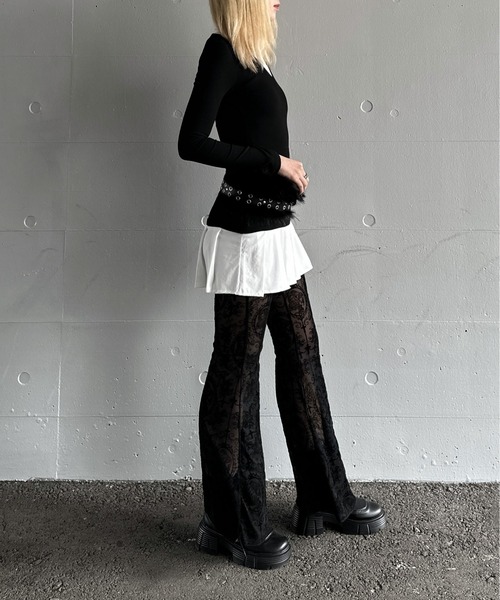 jiasecond.（ジアセカンド）の「【jiasecond.】ファー付きベルト / ベルト 服飾雑貨 フェイクファー 合皮 合成皮革 ふわふわ ブラック ブラウン ZOZOTOWN限定（ベルト・レディース・ブラック/ブラウン・FREE）」の12枚目の写真