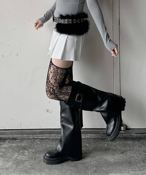 jiasecond.（ジアセカンド）の「【jiasecond.】ファー付きベルト / ベルト 服飾雑貨 フェイクファー 合皮 合成皮革 ふわふわ ブラック ブラウン ZOZOTOWN限定（ベルト・レディース・ブラック/ブラウン・FREE）」の13枚目の写真