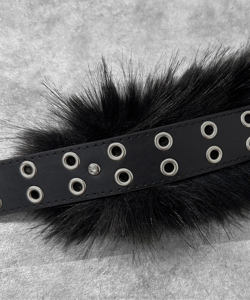 jiasecond.（ジアセカンド）の「【jiasecond.】ファー付きベルト / ベルト 服飾雑貨 フェイクファー 合皮 合成皮革 ふわふわ ブラック ブラウン ZOZOTOWN限定（ベルト・レディース・ブラック/ブラウン・FREE）」の20枚目の写真