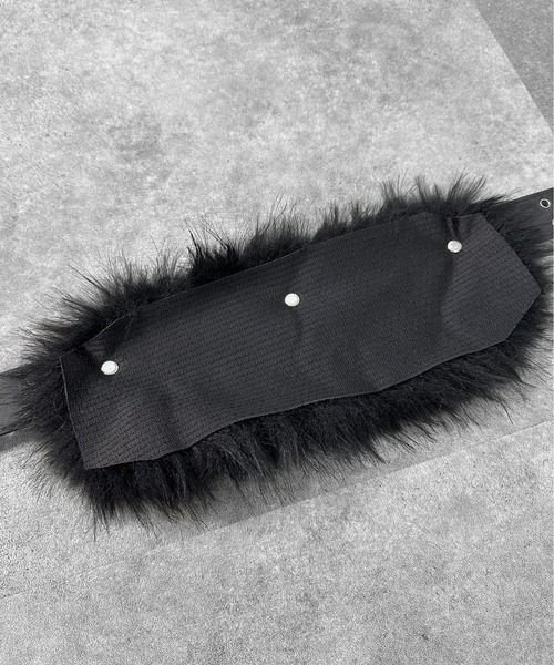 jiasecond.（ジアセカンド）の「【jiasecond.】ファー付きベルト / ベルト 服飾雑貨 フェイクファー 合皮 合成皮革 ふわふわ ブラック ブラウン ZOZOTOWN限定（ベルト・レディース・ブラック/ブラウン・FREE）」の21枚目の写真