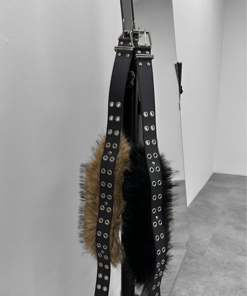 jiasecond.（ジアセカンド）の「【jiasecond.】ファー付きベルト / ベルト 服飾雑貨 フェイクファー 合皮 合成皮革 ふわふわ ブラック ブラウン ZOZOTOWN限定（ベルト・レディース・ブラック/ブラウン・FREE）」の17枚目の写真