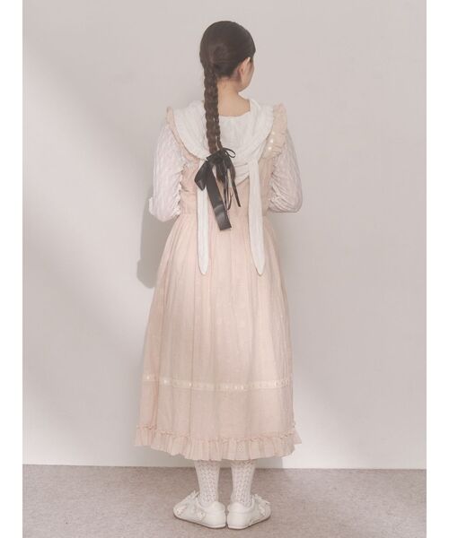 シークレットハニー ティアナ 花柄 フレアワンピース ホワイト シークレットハニー ティアナ 花柄 フレアワンピース ホワイト