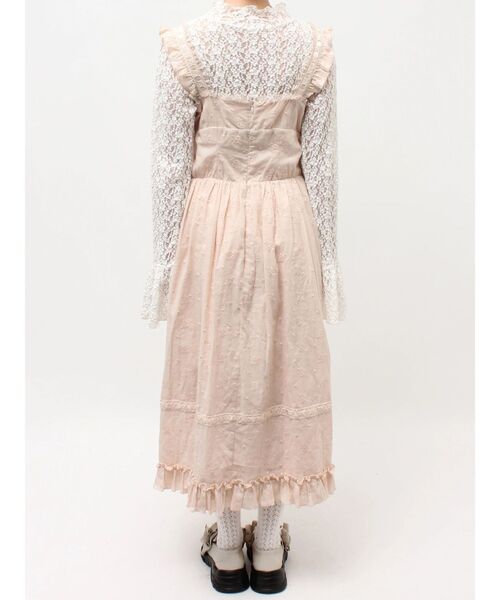 merry jenny（メリージェニー）の「flower laceフレアワンピース（ワンピース・レディース・オフホワイト/ピンク・FREE）」の17枚目の写真