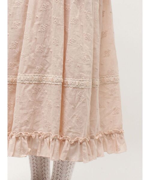 merry jenny（メリージェニー）の「flower laceフレアワンピース（ワンピース・レディース・オフホワイト/ピンク・FREE）」の21枚目の写真