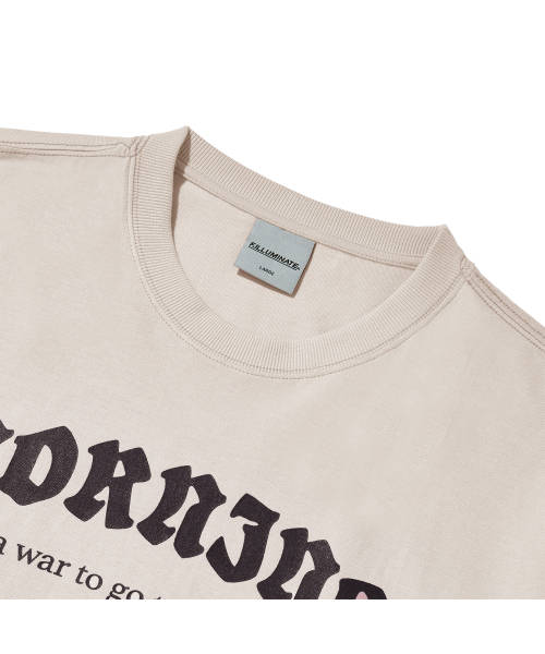 F.ILLUMINATE(フィルミネイト)の「モダンラウンドTシャツ-ベージュ(Tシャツ/カットソー・レディース・その他・MEDIUM)」の8枚目の写真