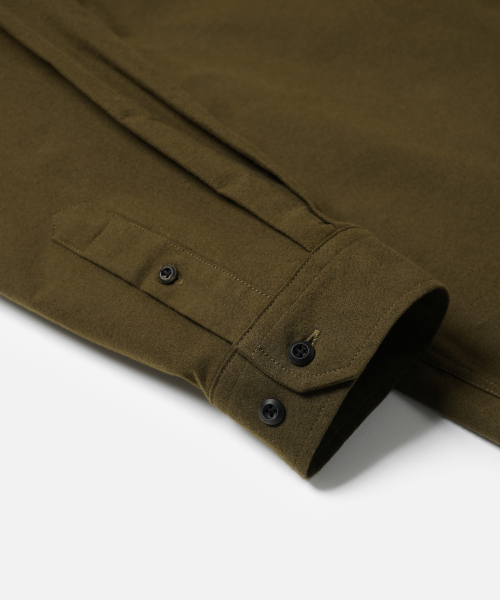 FRIZMWORKS（フリズムワークス）の「FLANNEL FRENCH SHIRT _ OLIVE（シャツ/ブラウス・メンズ・その他・SMALL/MEDIUM/LARGE/X-LARGE）」の6枚目の写真