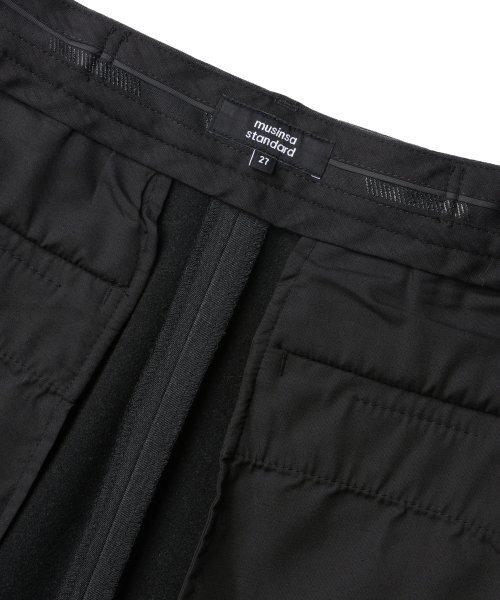 MUSINSA STANDARD WOMAN（ムシンサスタンダードウーマン）の「ウィメンズヘビーウェイト裏起毛ハイウエストワイドヒドゥンバンディングスラックス[チャコールグレー]（スラックス・レディース・その他・34/32/30/31/24/25/26/27/28/29）」の6枚目の写真